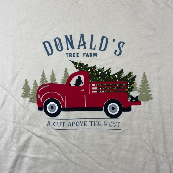 Comfort Colors Disney Christmas Donald Duck Short Sleeve Tee Shirt Women's Large - Picture 2 of 6